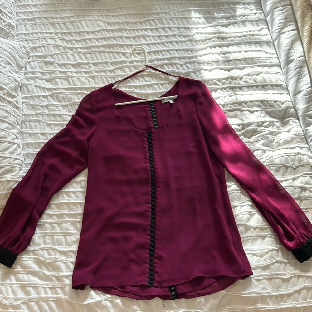 Magenta top